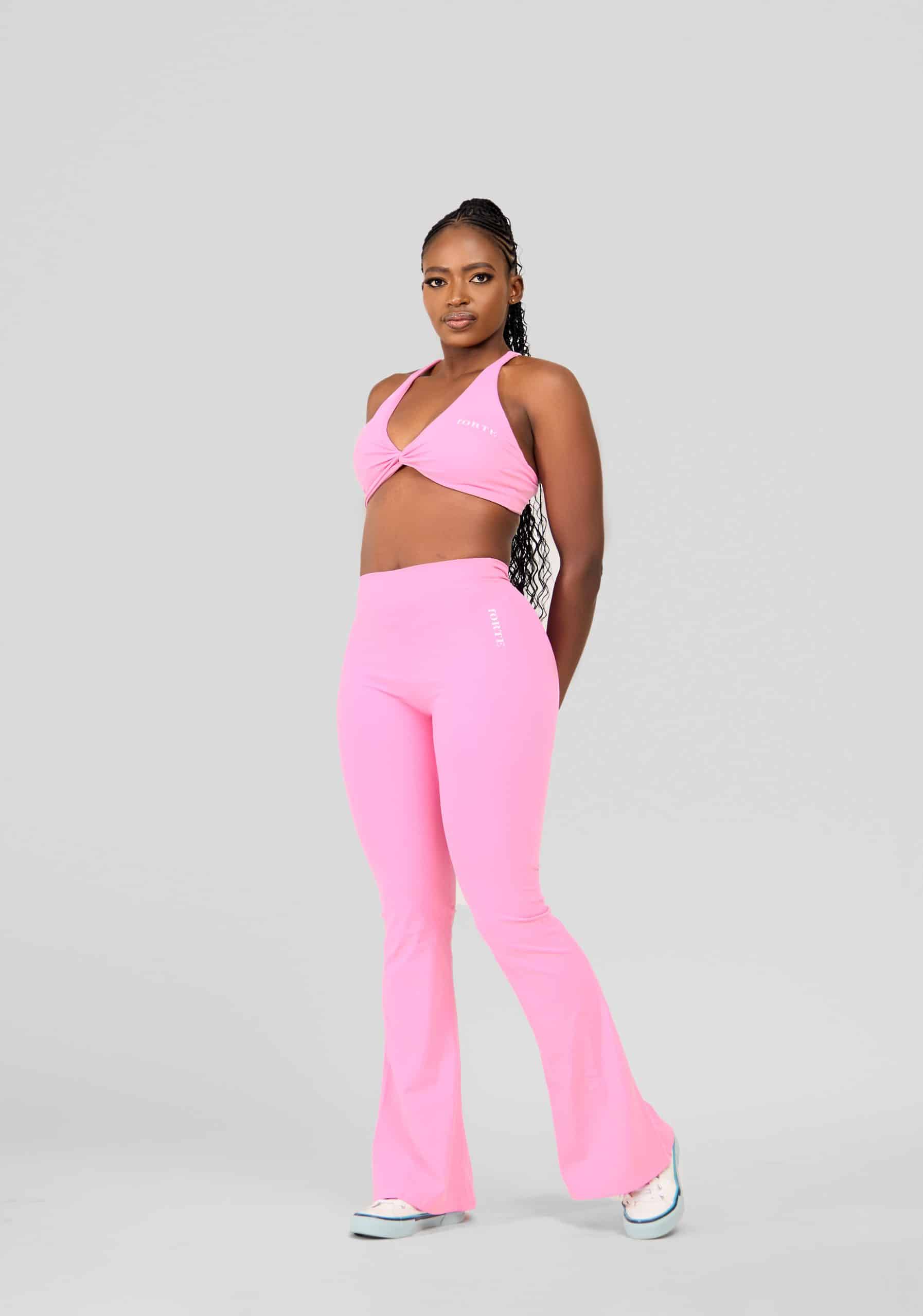 Forte CurveFlex Racerback Sports Bra & Flare Leggings Set - Image 6