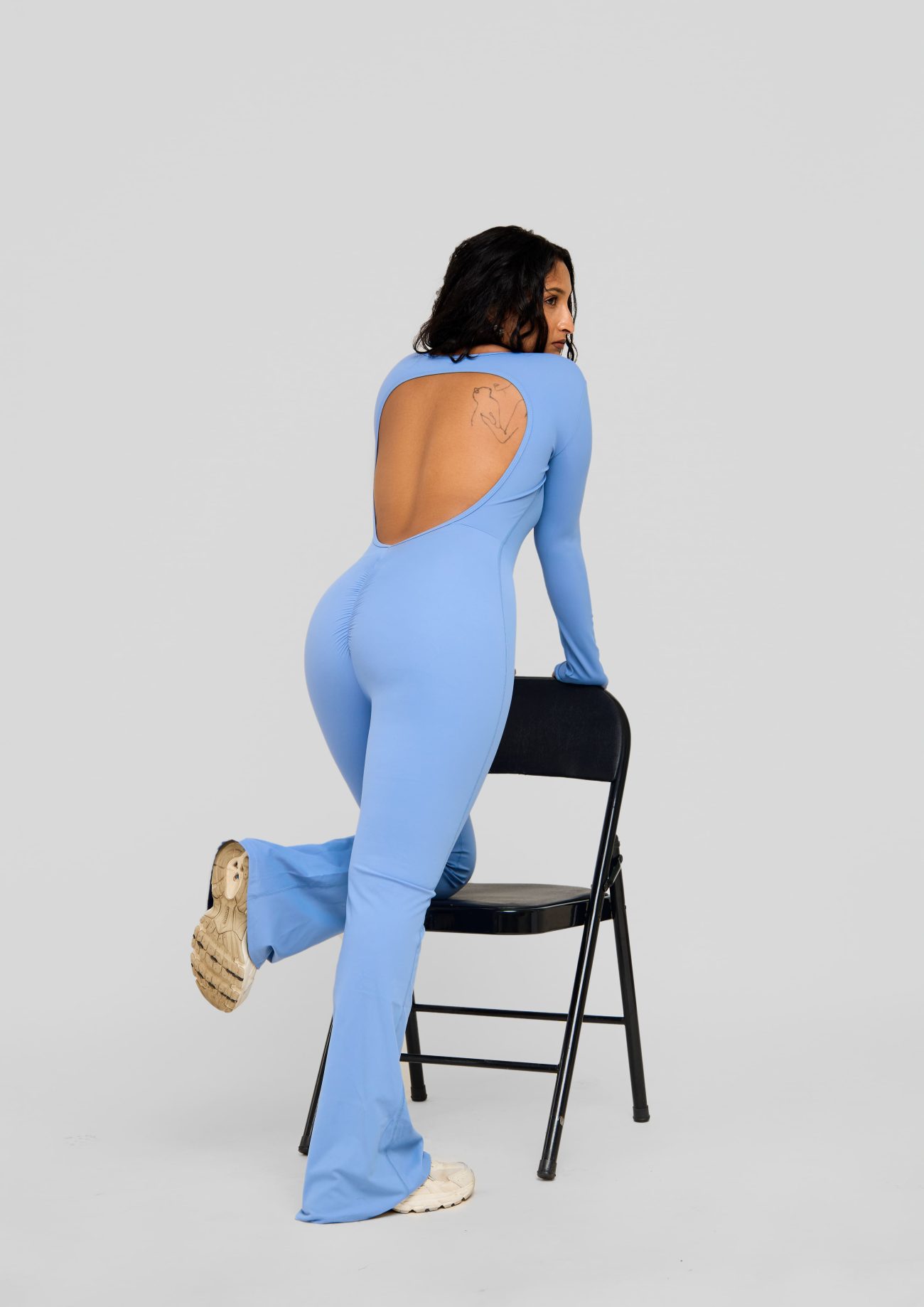 Forte SleekCut Open Back Jumpsuit - Image 3