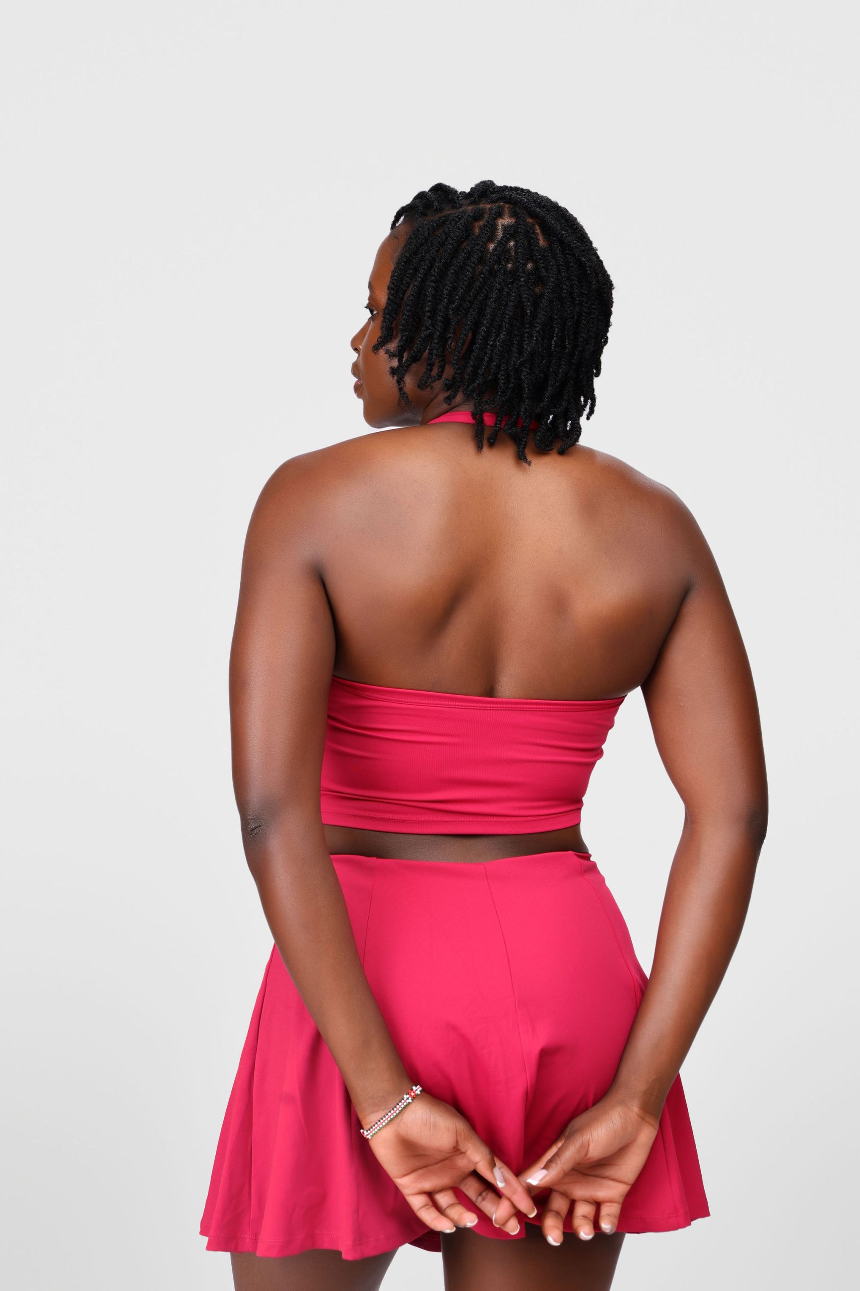 Forte CourtFlex Halter Crop Top & Skort - Image 2