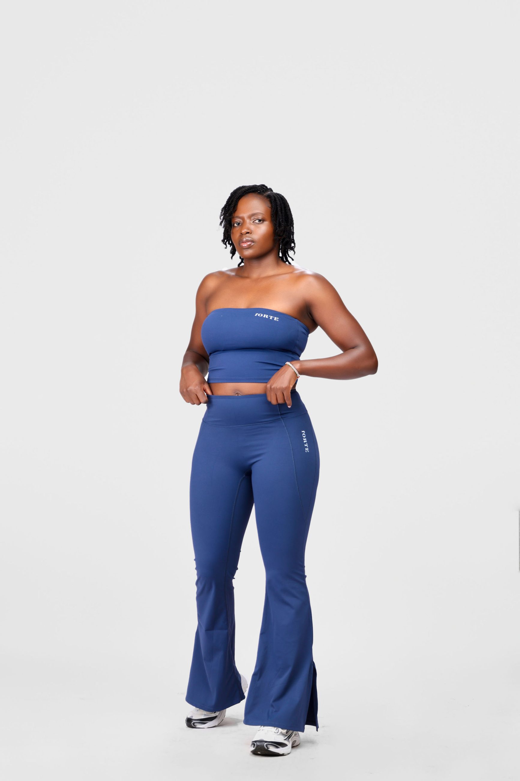 Forte BandeauFlex Flare Pants Set