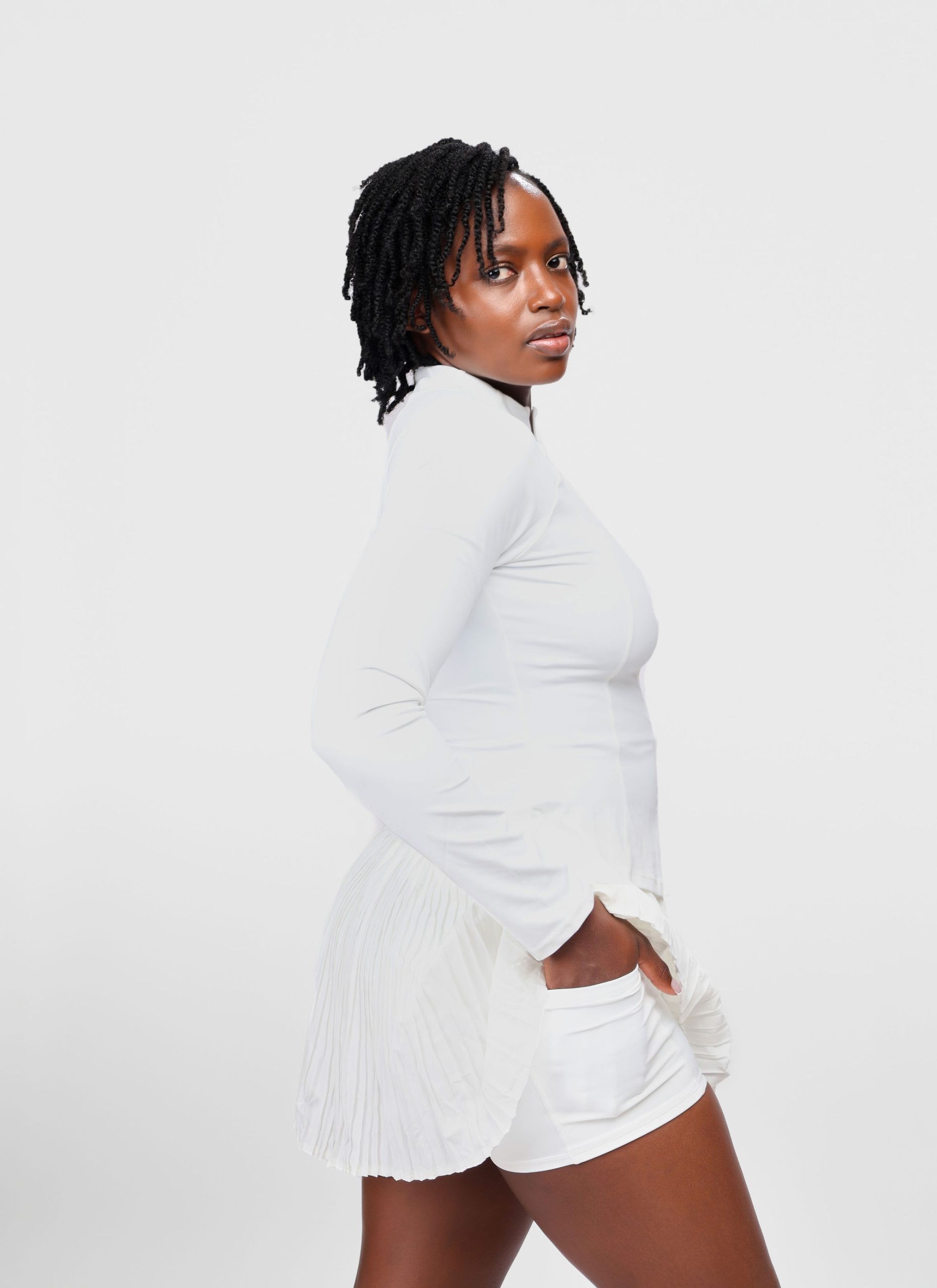 Forte CourtFlex Long Sleeve Top & Pleated Skort - Image 2