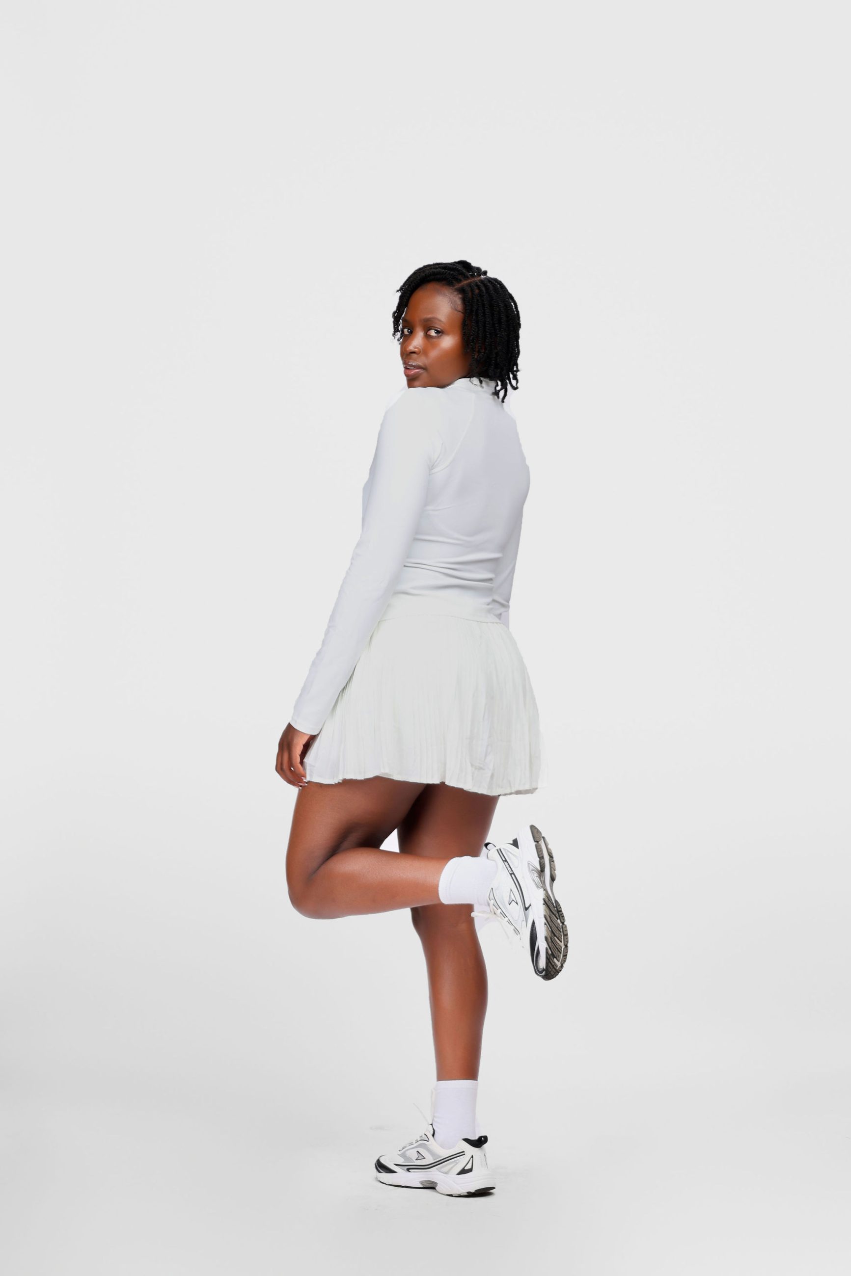 Forte CourtFlex Long Sleeve Top & Pleated Skort - Image 3