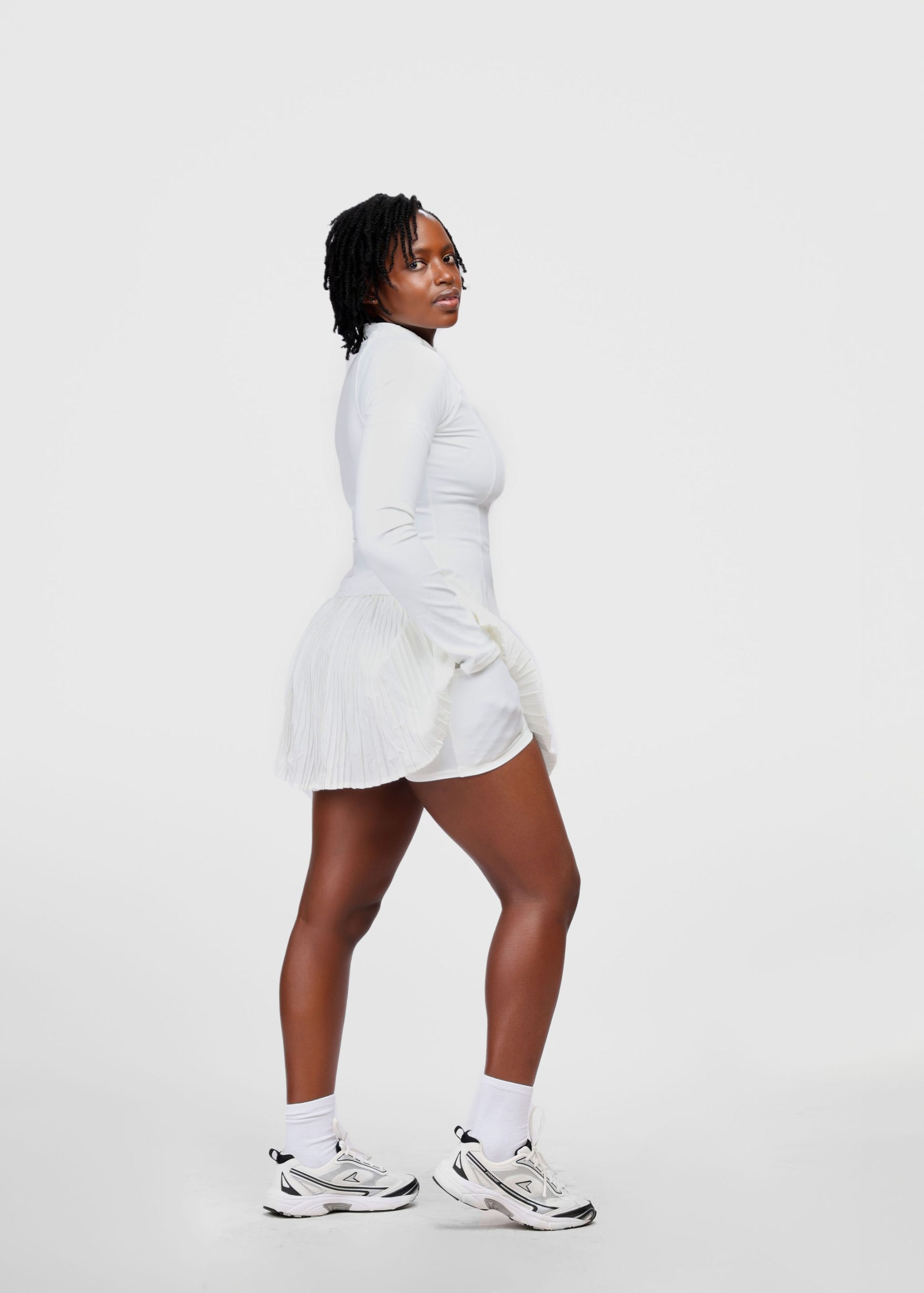 Forte CourtFlex Long Sleeve Top & Pleated Skort