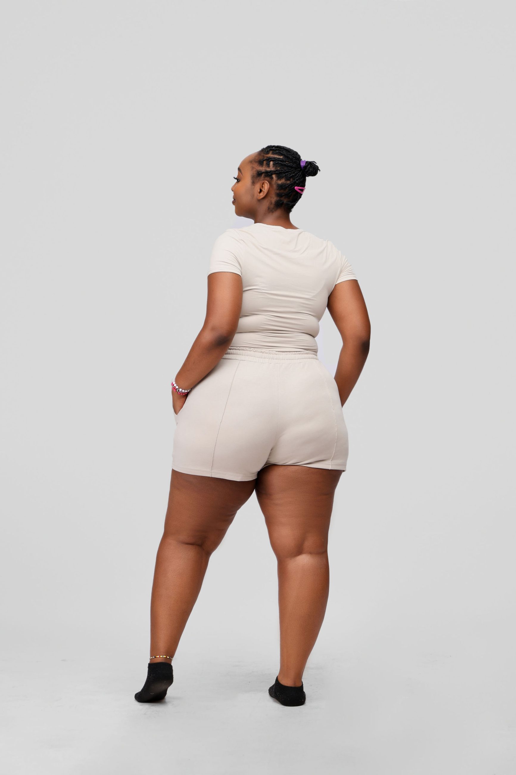 Forte EaseFlex Tee & Lounge Shorts Set - Image 3