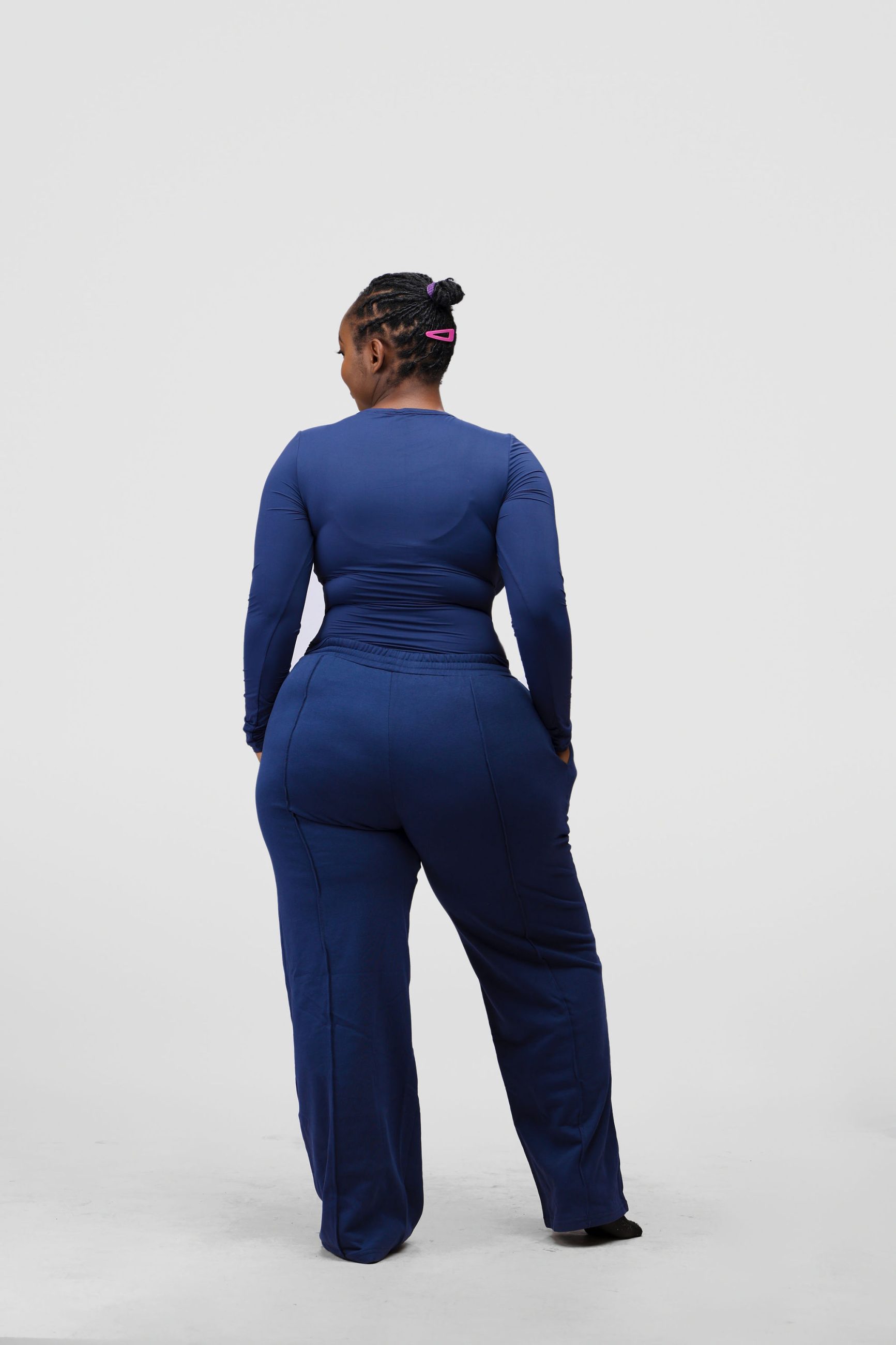 Forte LuxeFlow Long Sleeve Top & Wide-Leg Joggers - Image 2