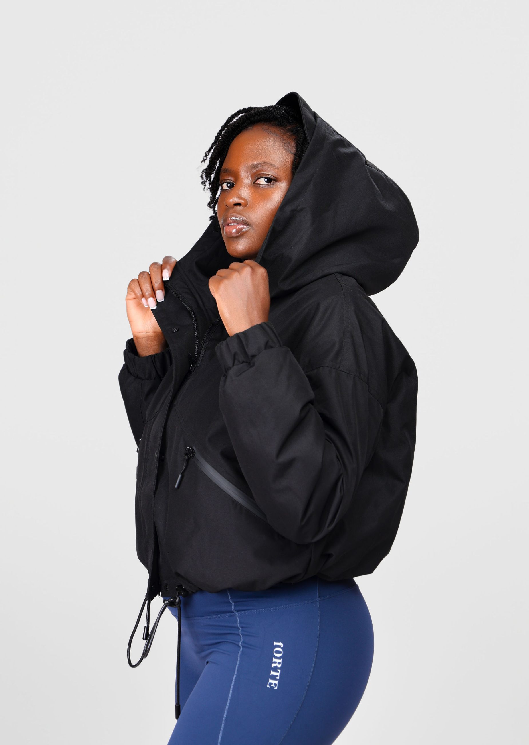 Forte Oversized Hooded Puffer Jacket - Image 5