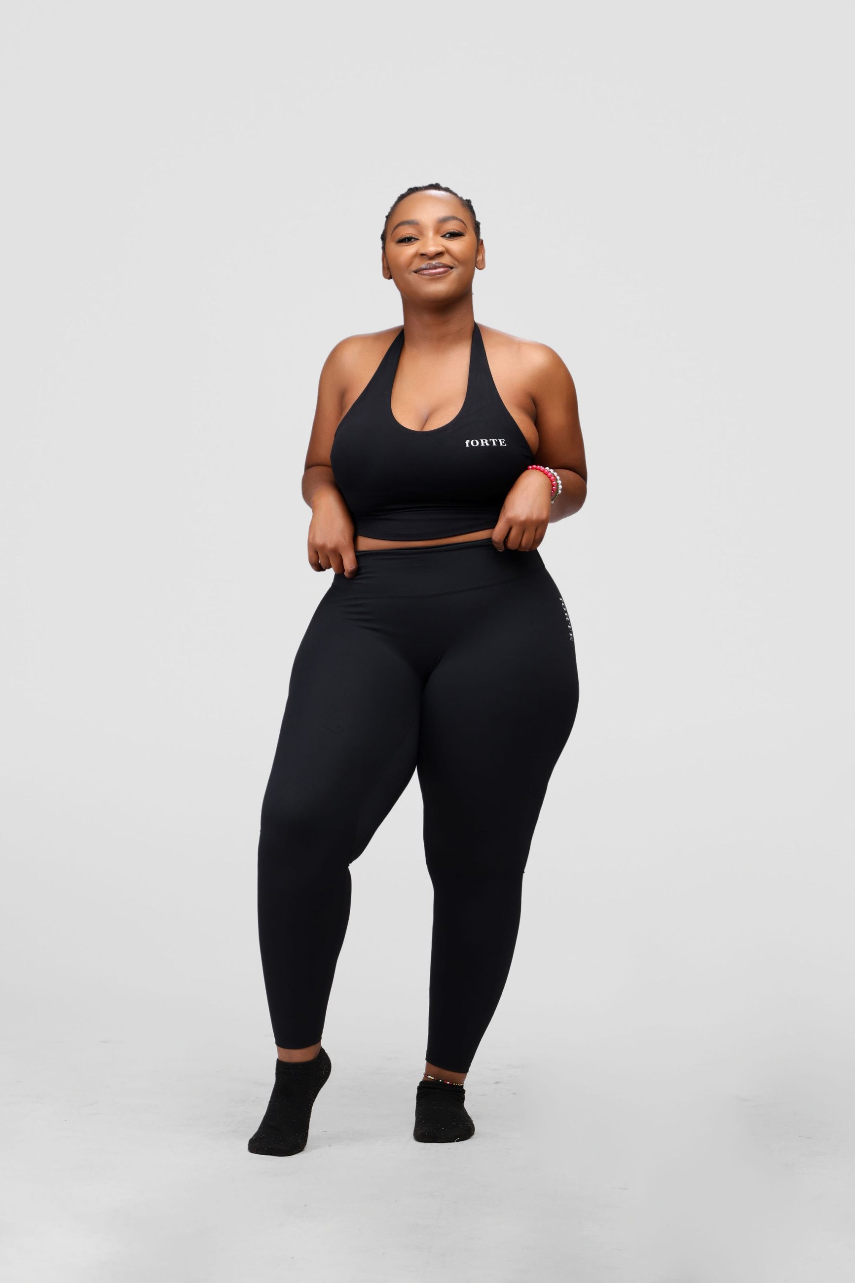 Forte PowerMove Halter Bra & Sculpt Leggings Set - Image 2
